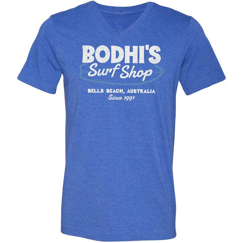 Unisex V-Neck T-Shirt - 3DWCAH4P - Heather True Royal - 5
