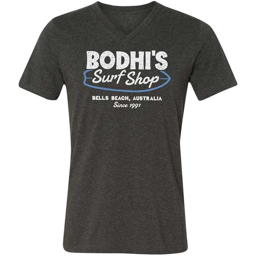 Unisex V-Neck T-Shirt - 3DWCAH4P - Dark Grey Heather - 9