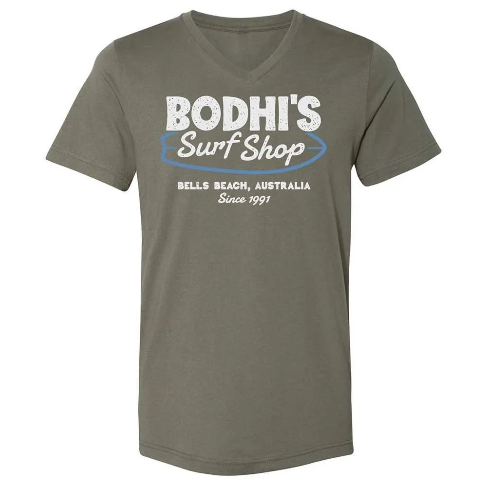 Unisex V-Neck T-Shirt - 3DWCAH4P - Military Green - 11