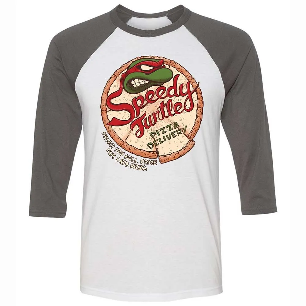 Unisex 3/4 Baseball Tee - JVMRQLHP - White/Asphalt - 2