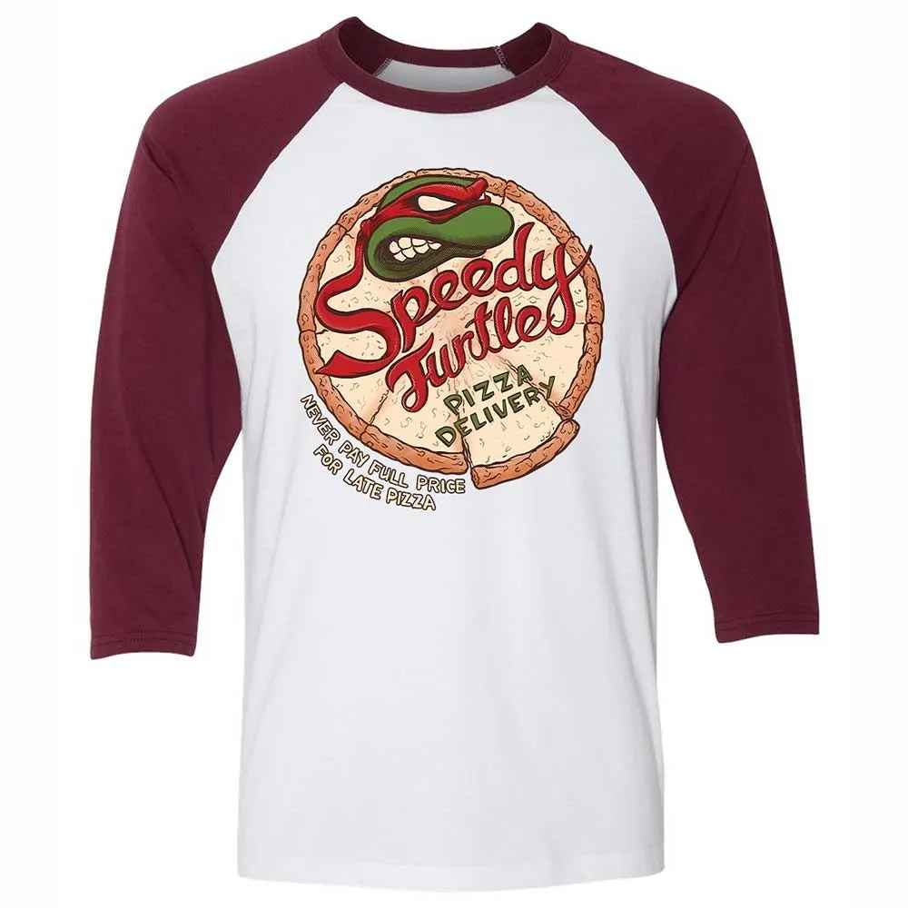 Unisex 3/4 Baseball Tee - JVMRQLHP - White/Maroon - 7