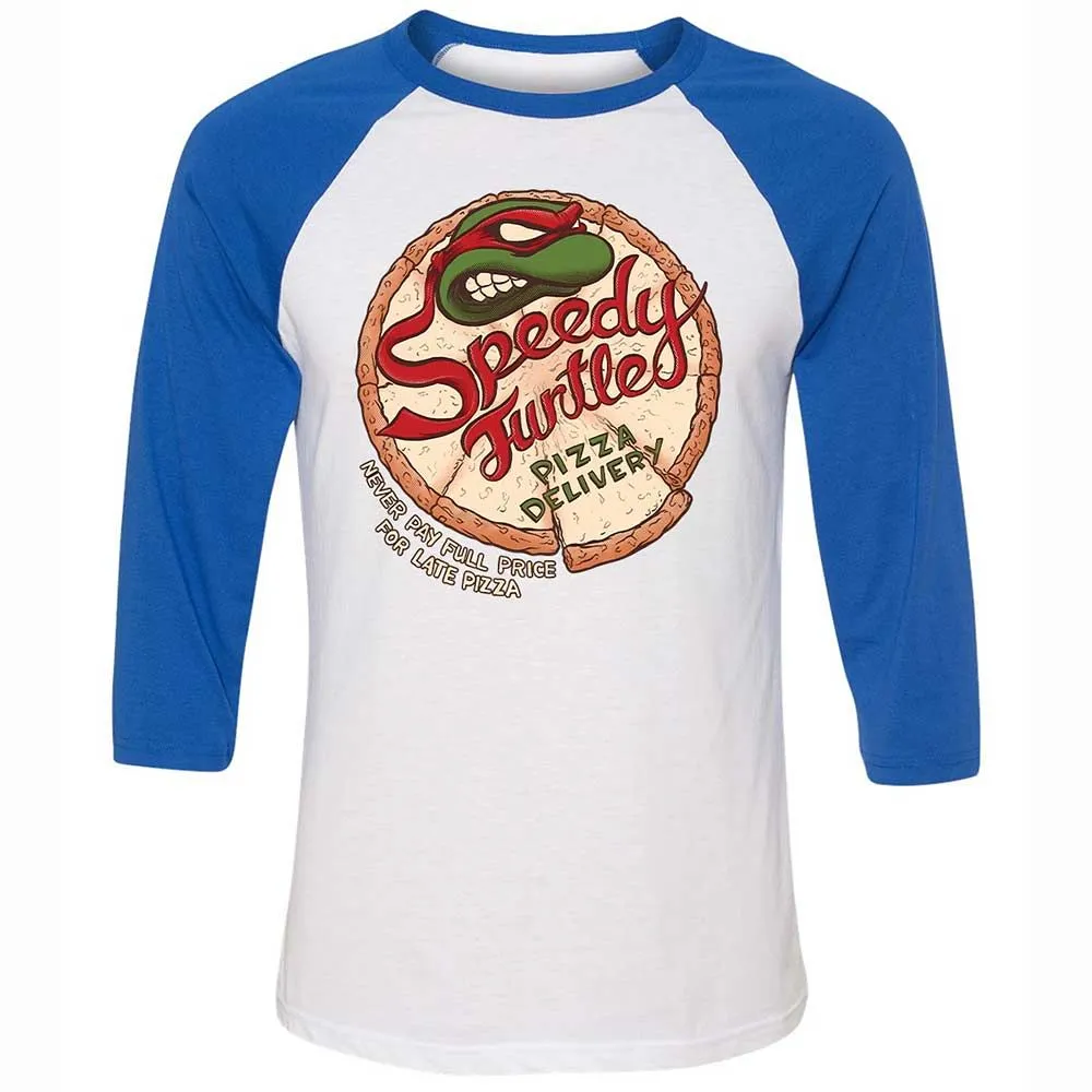 Unisex 3/4 Baseball Tee - JVMRQLHP - White/True Royal - 10