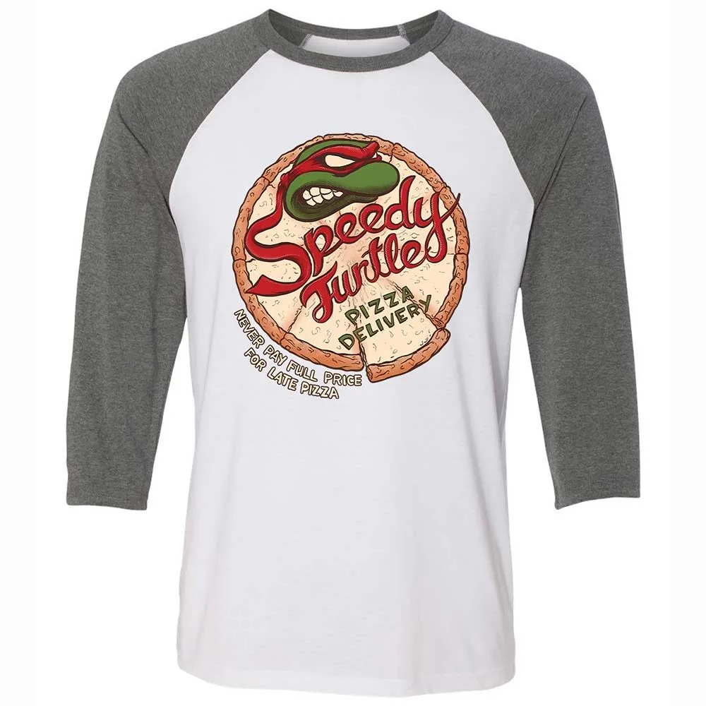 Unisex 3/4 Baseball Tee - JVMRQLHP - White/Deep Heather - 11