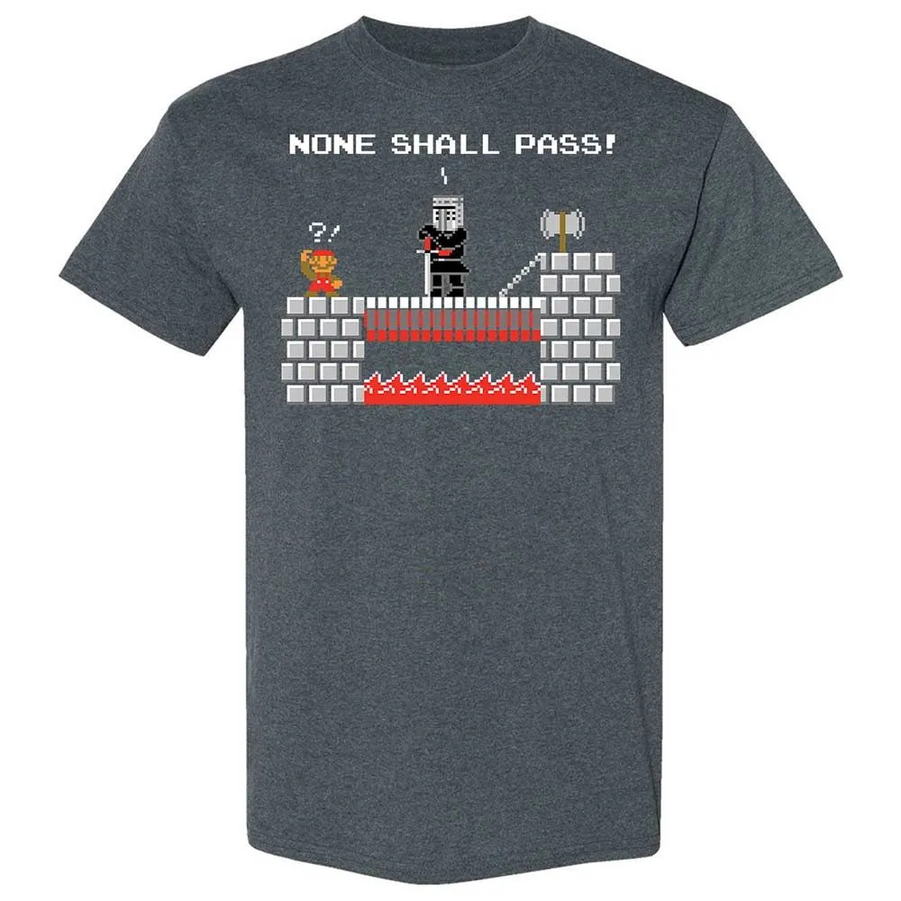 No Plumbers Shall Pass - Dark Heather - 6