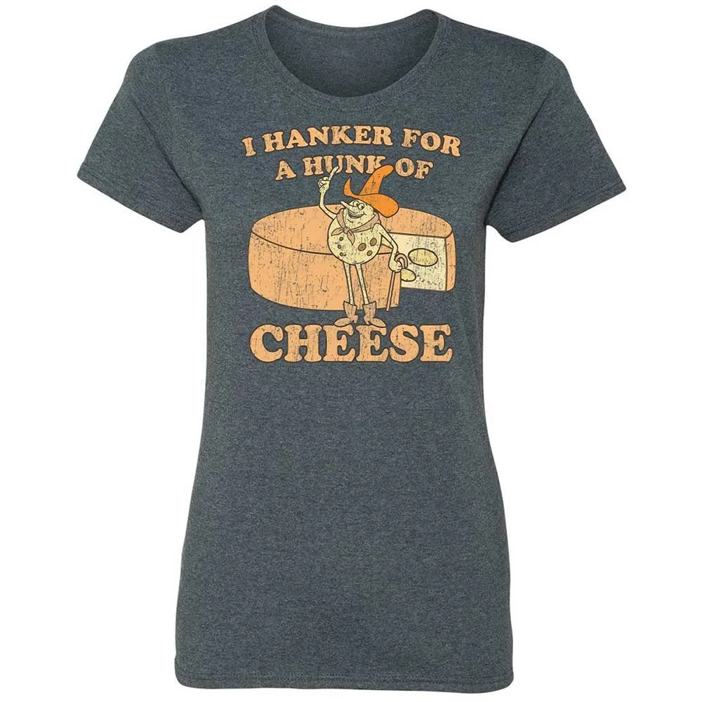 Hanker For A Hunk Of Cheese - Dark Heather - 16