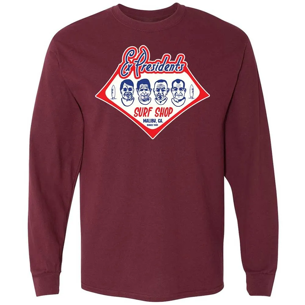 Ex-Presidents Surf Shop - Maroon - 6