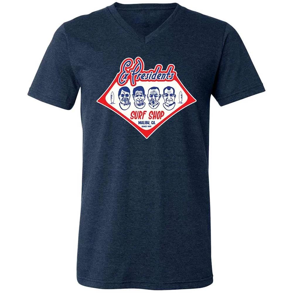 Ex-Presidents Surf Shop - Heather Navy - 3