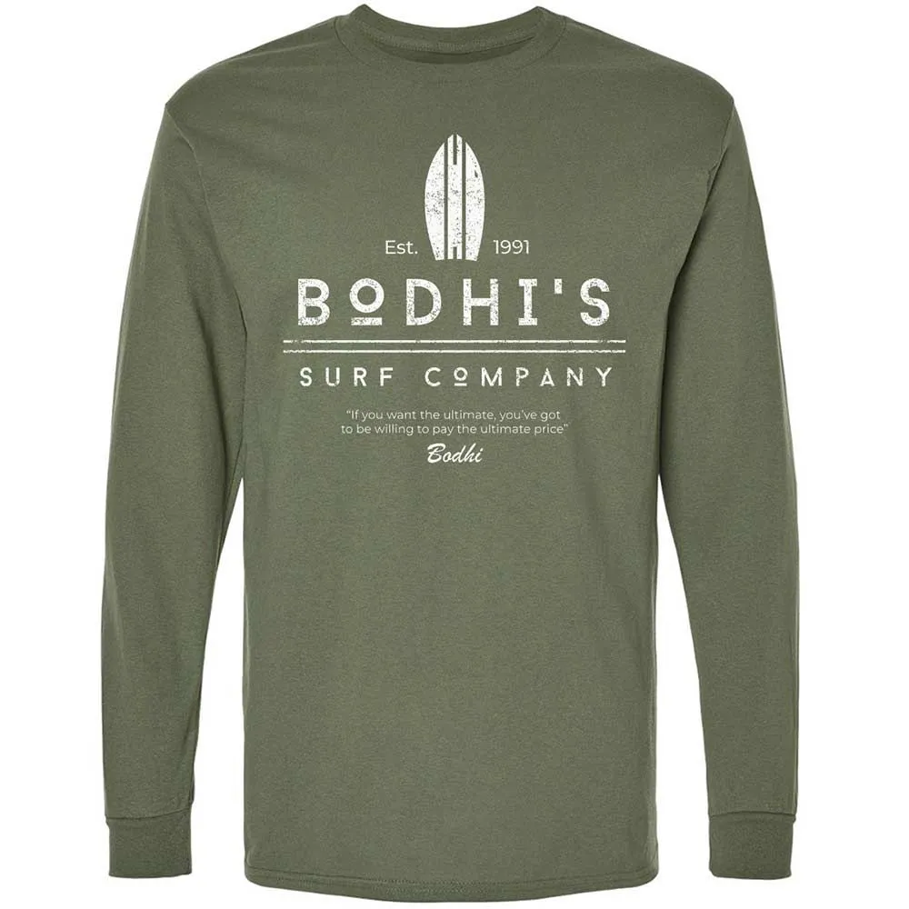 Long Sleeve T-Shirt - MX7KDQXD - Military Green - 9