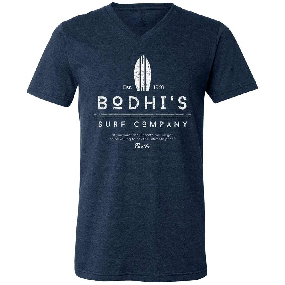 Unisex V-Neck T-Shirt - WQGQXWLG - Heather Navy - 3