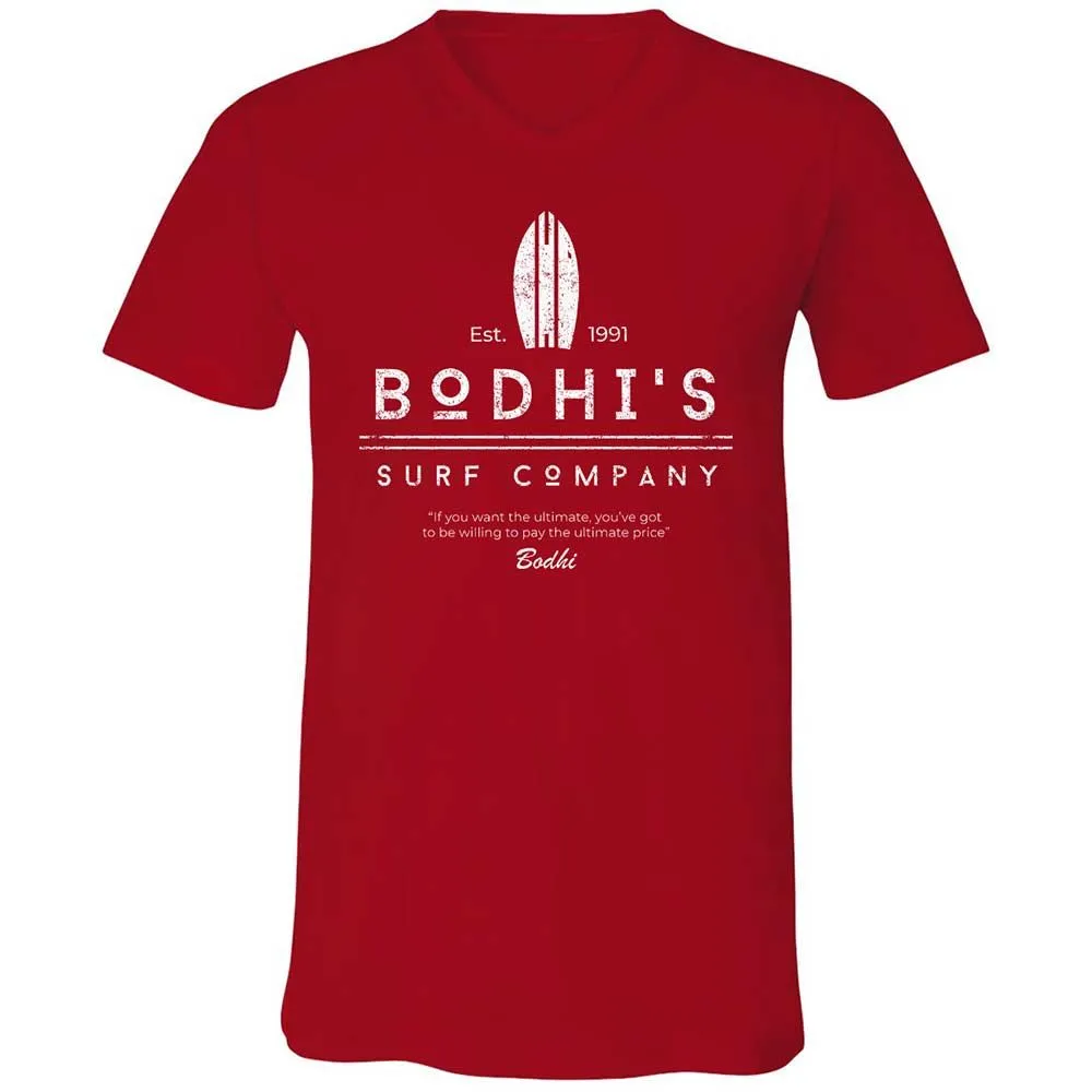 Unisex V-Neck T-Shirt - WQGQXWLG - Red - 6