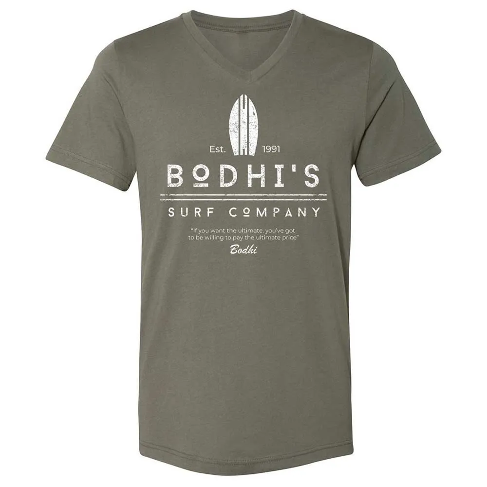 Unisex V-Neck T-Shirt - WQGQXWLG - Military Green - 11