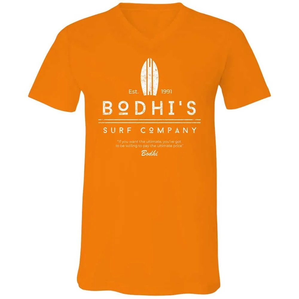 Unisex V-Neck T-Shirt - WQGQXWLG - Orange - 12