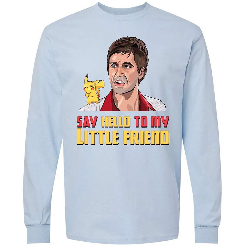 Long Sleeve T-Shirt - PVJX6CV3 - Light Blue - 18