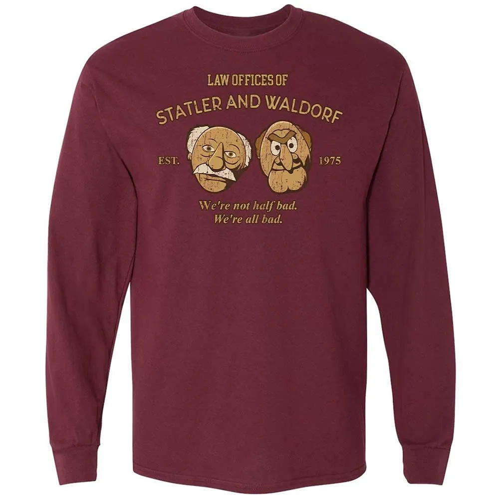 Long Sleeve T-Shirt - B1ZBFFE1 - Maroon - 6