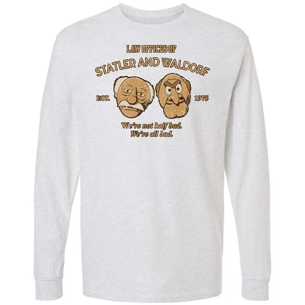 Long Sleeve T-Shirt - B1ZBFFE1 - Ash - 14