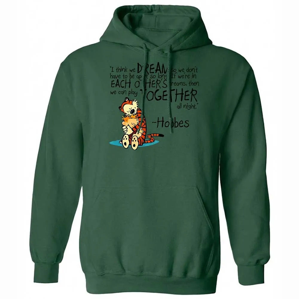 Calvin Hobbes Dreams - Forest Green - 16