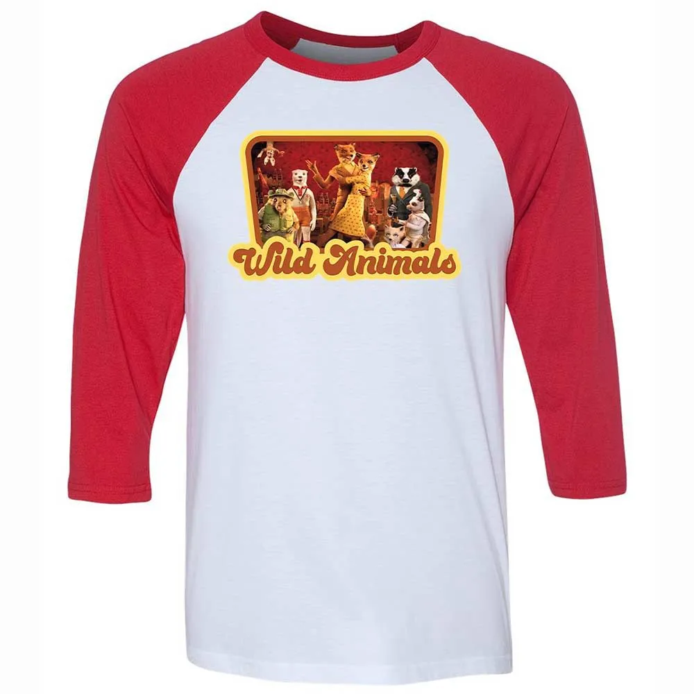 Wild Animals - White/Red - 9