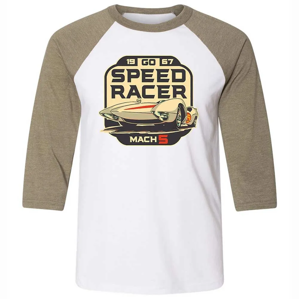 Speed Racer - White/Heather Olive - 4