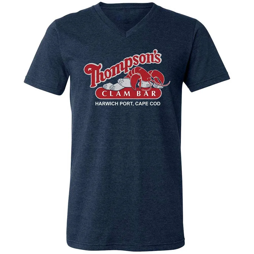 Thompson's Clam Bar - Heather Navy - 3
