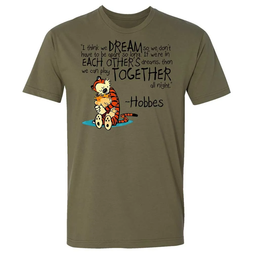 Calvin Hobbes Dreams - Military Green - 12