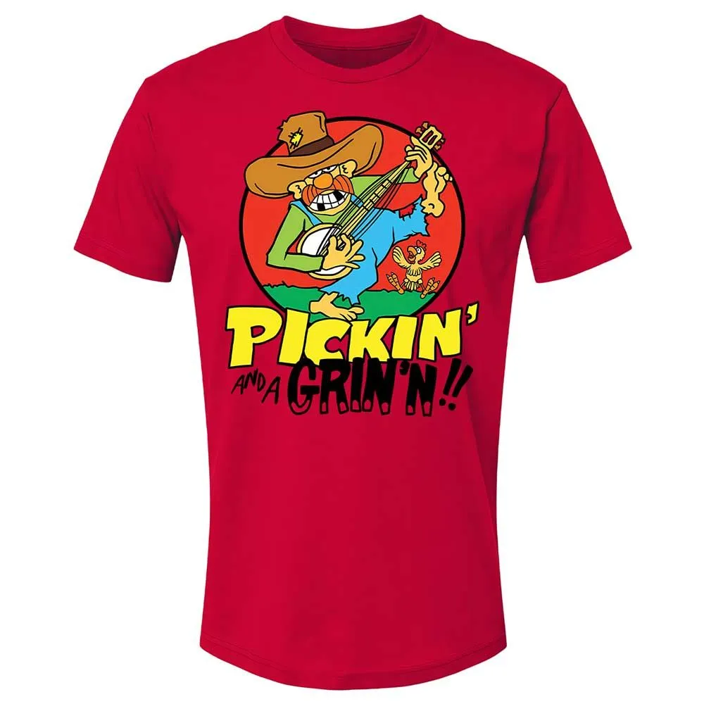 Pickin' and a Grinnin - Red - 7
