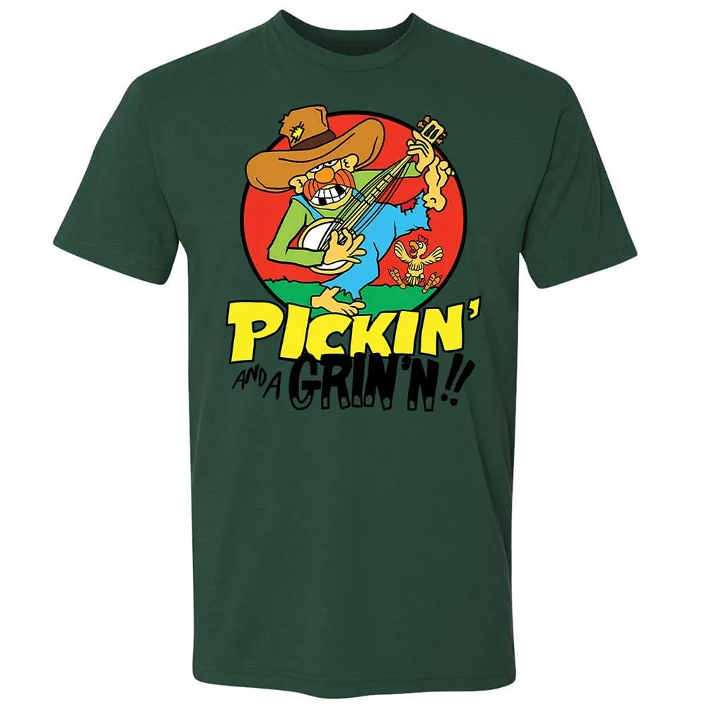 Pickin' and a Grinnin - Forest Green - 16