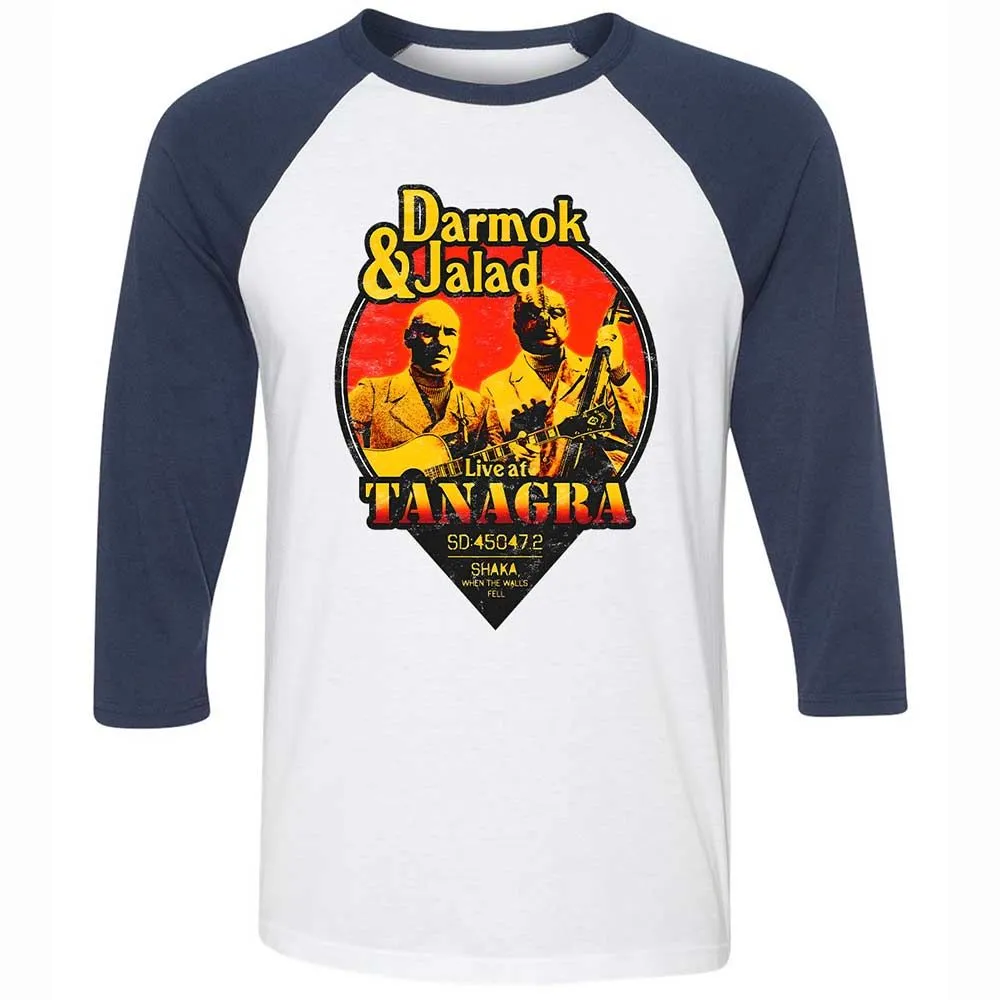 Unisex 3/4 Baseball Tee - 2H5G62UU - White/Navy - 8