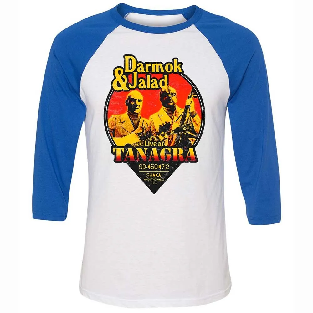 Unisex 3/4 Baseball Tee - 2H5G62UU - White/True Royal - 10