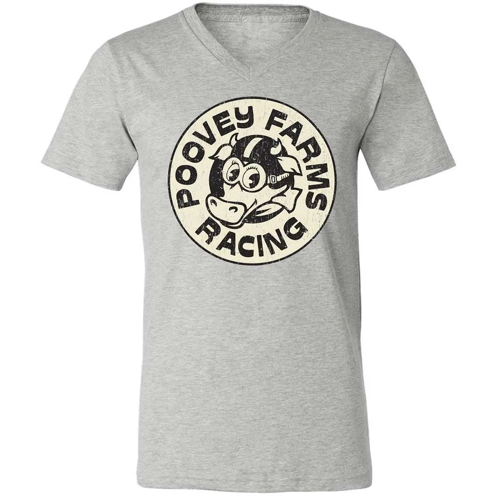 Unisex V-Neck T-Shirt - 3VRTYB4L - Athletic Heather - 15