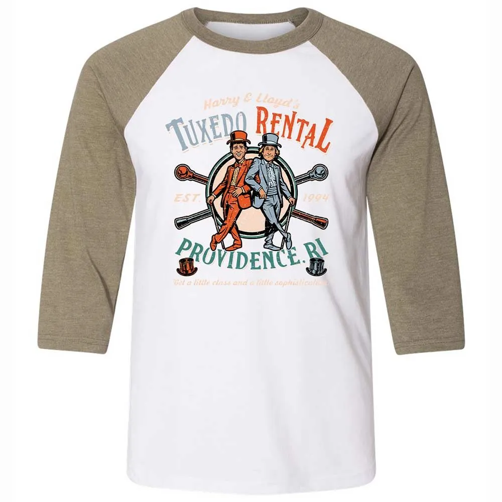 Unisex 3/4 Baseball Tee - SRH6DSX3 - White/Heather Olive - 4