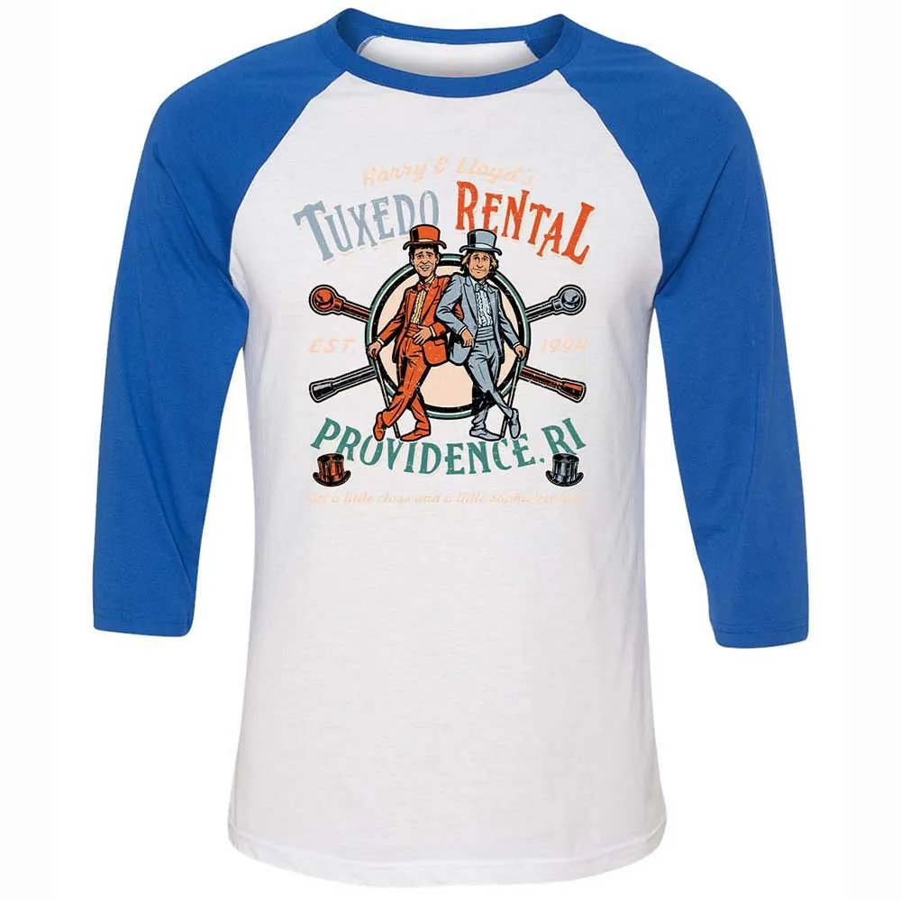 Unisex 3/4 Baseball Tee - SRH6DSX3 - White/True Royal - 10