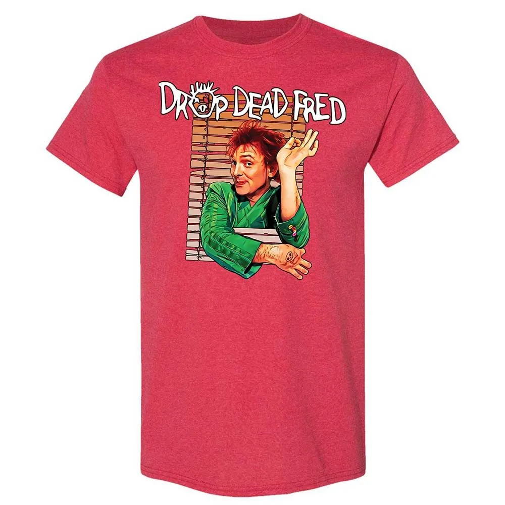 Funny Man Drop Dead Fred - Heather Red - 11