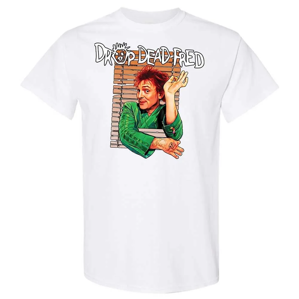 Funny Man Drop Dead Fred - White - 16