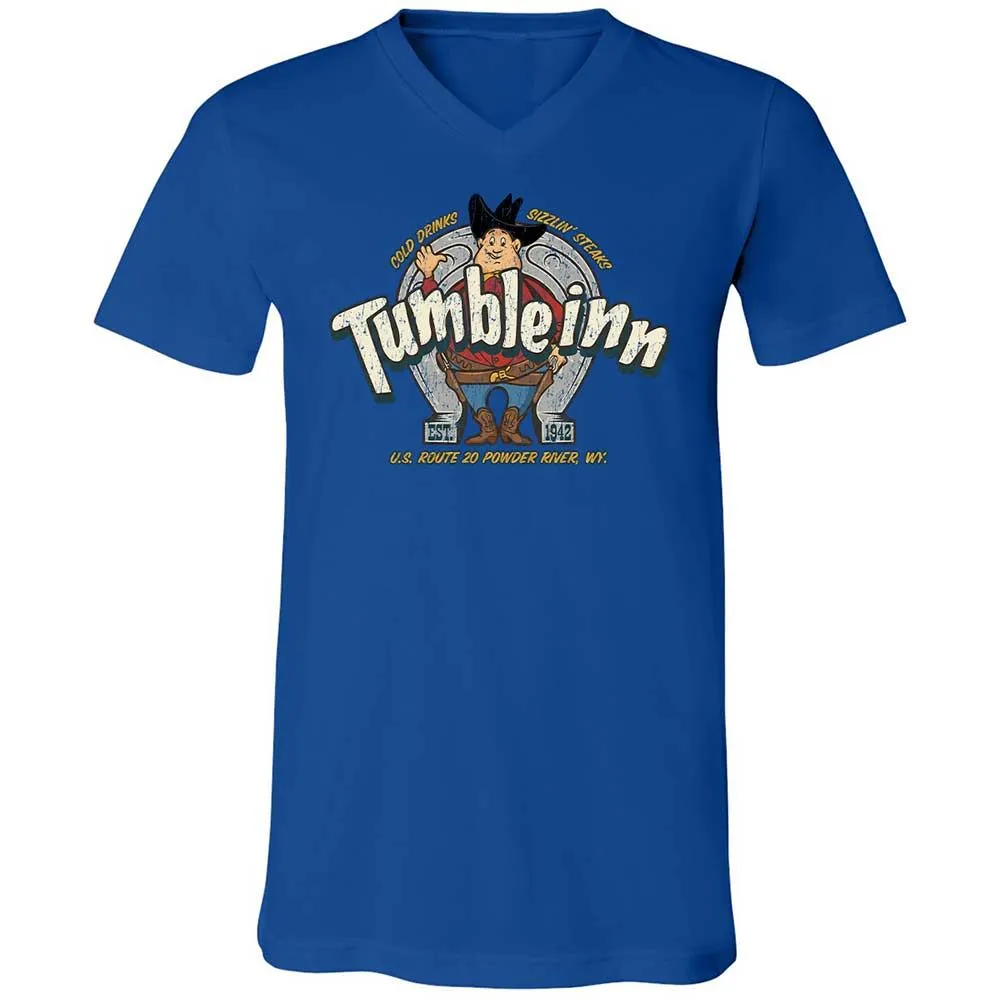 Unisex V-Neck T-Shirt - 6B7BKZ38 - True Royal - 4