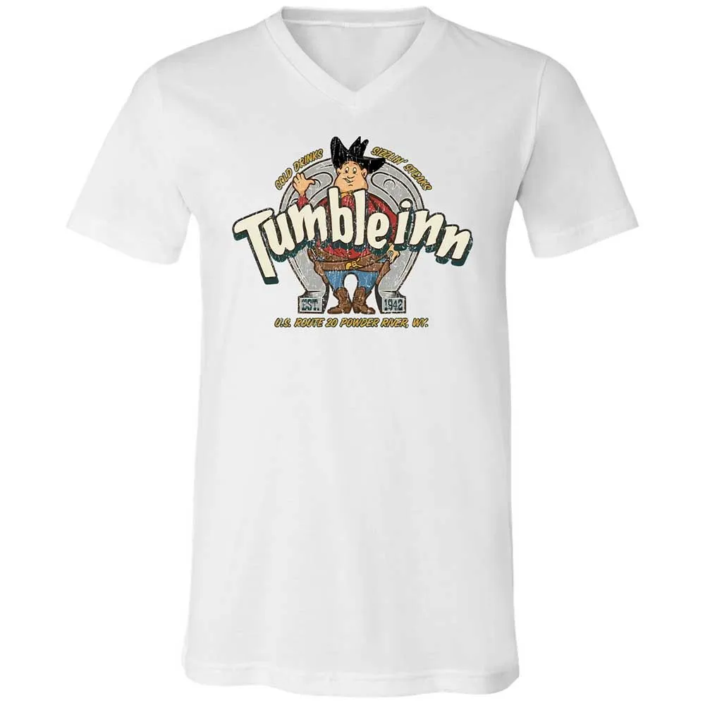 Unisex V-Neck T-Shirt - 6B7BKZ38 - White - 16