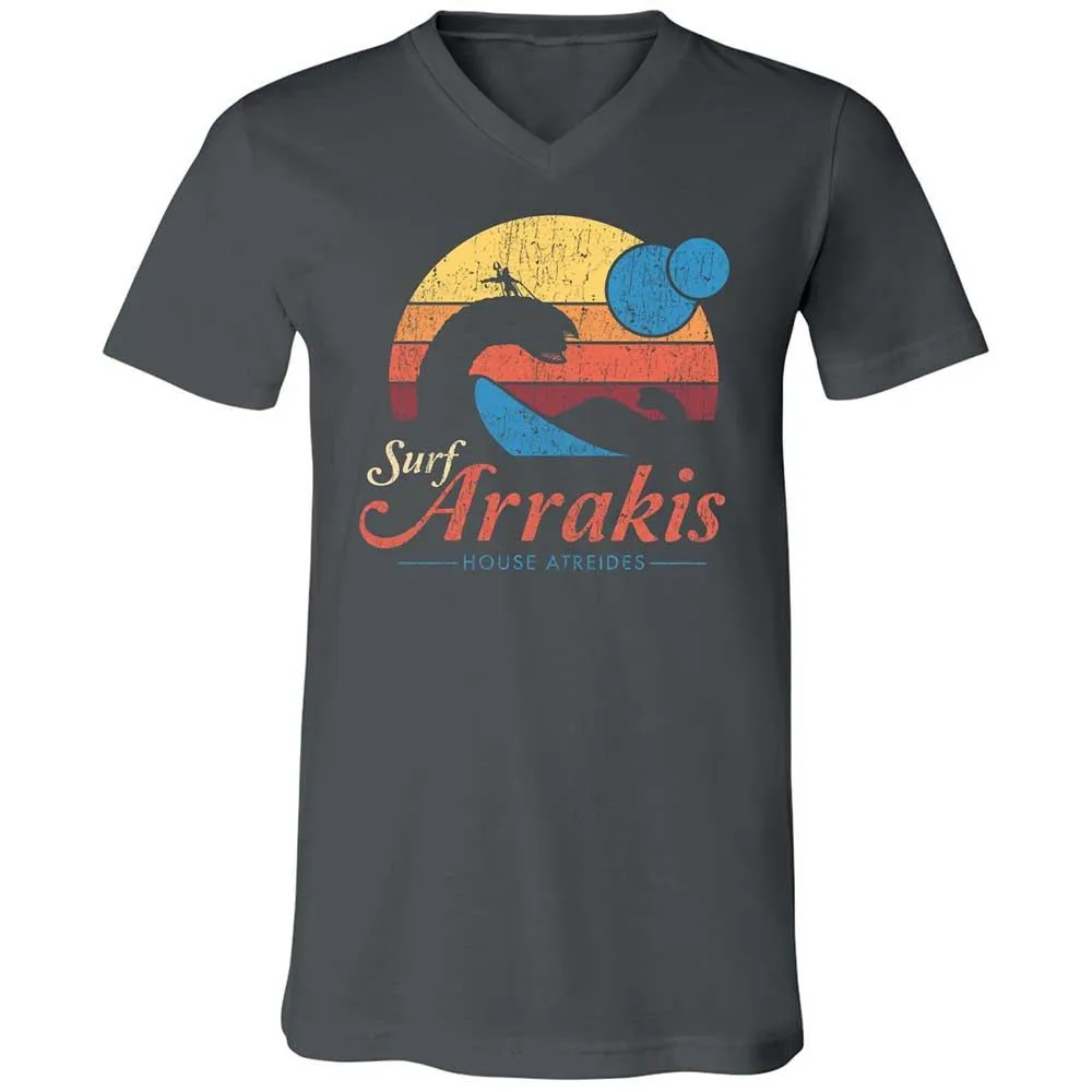 Unisex V-Neck T-Shirt - R8HHV14L - Asphalt - 13