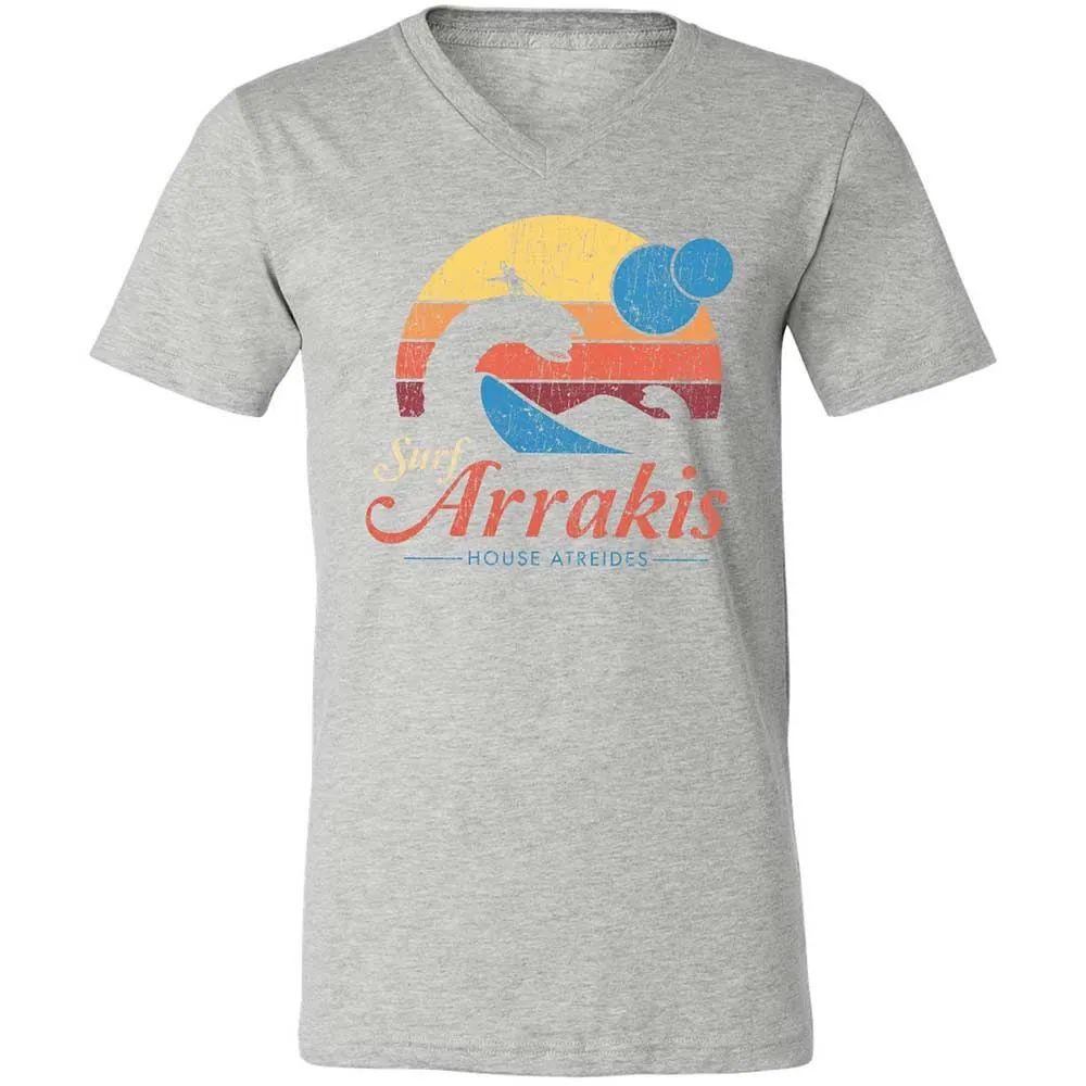 Unisex V-Neck T-Shirt - R8HHV14L - Athletic Heather - 15