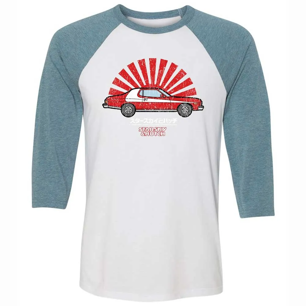 Unisex 3/4 Baseball Tee - GUUYLYTQ - White/Denim - 3