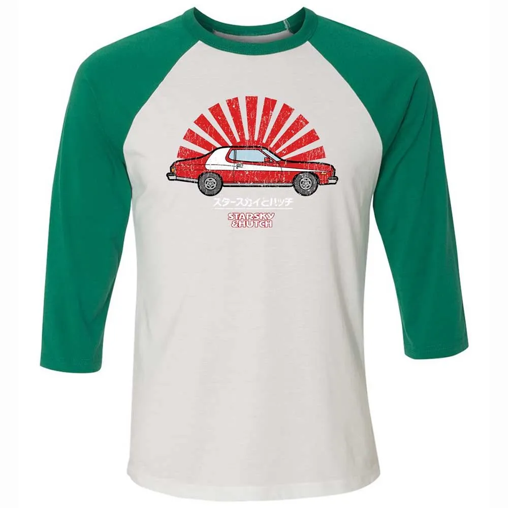 Unisex 3/4 Baseball Tee - GUUYLYTQ - White/Kelly - 6