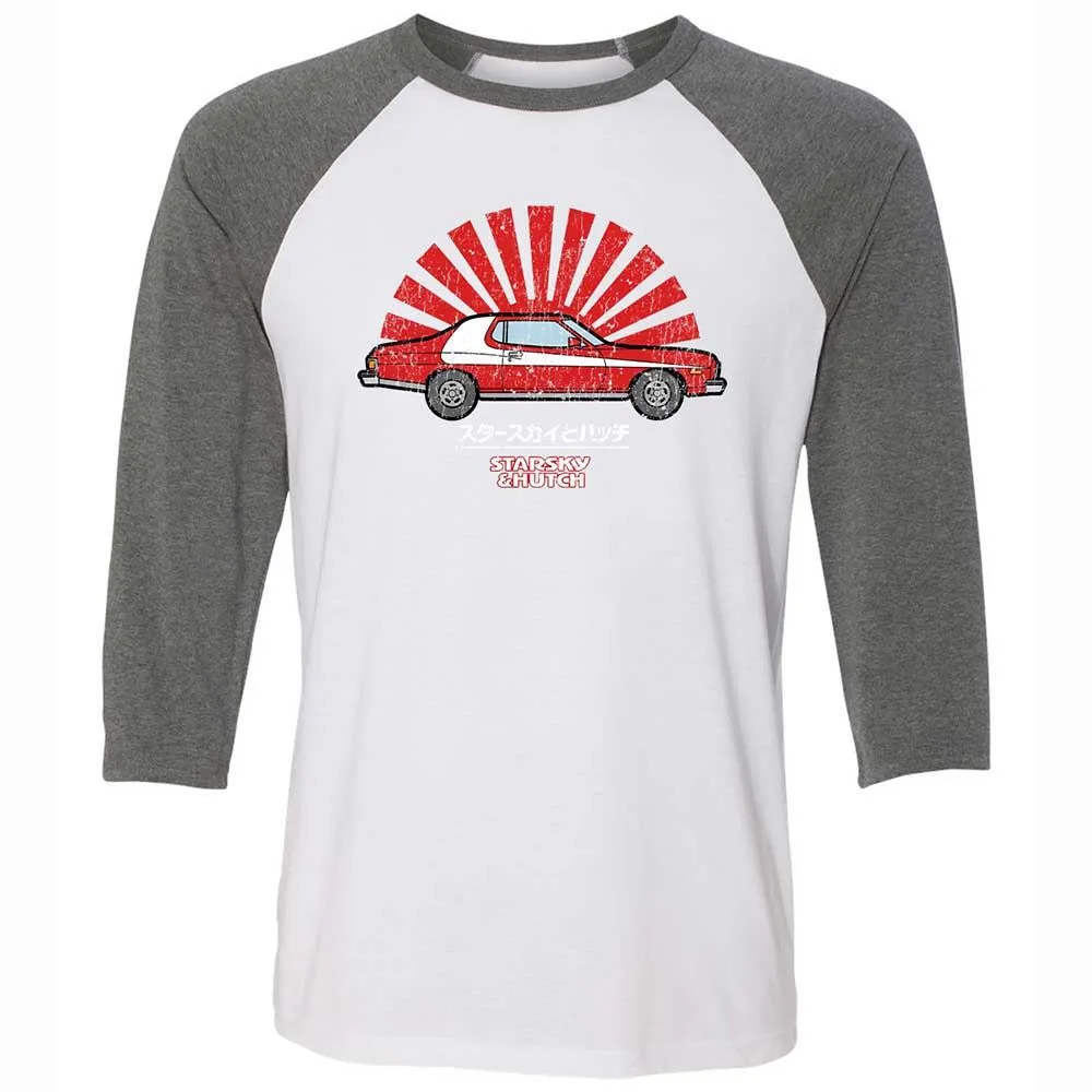 Unisex 3/4 Baseball Tee - GUUYLYTQ - White/Deep Heather - 11