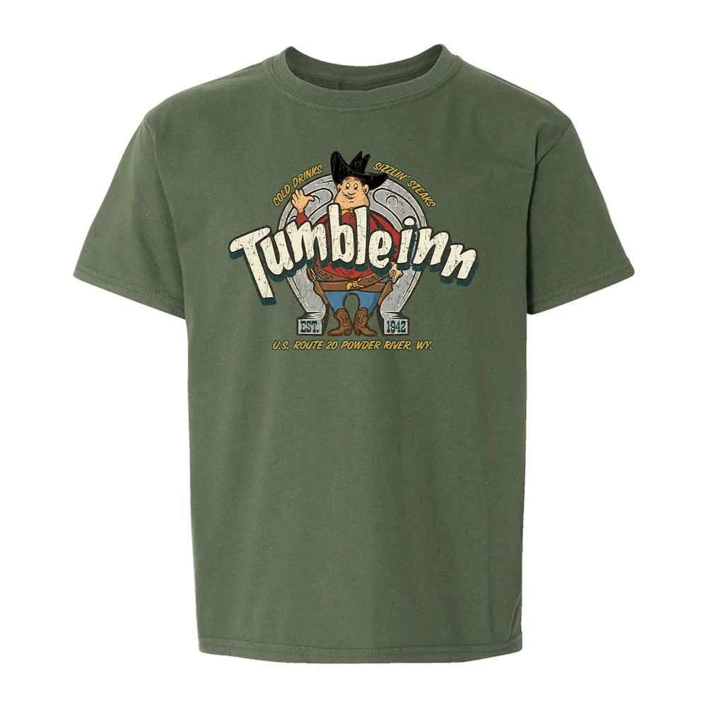 Kids T-Shirt - ZMEGJQLF - Military Green - 19