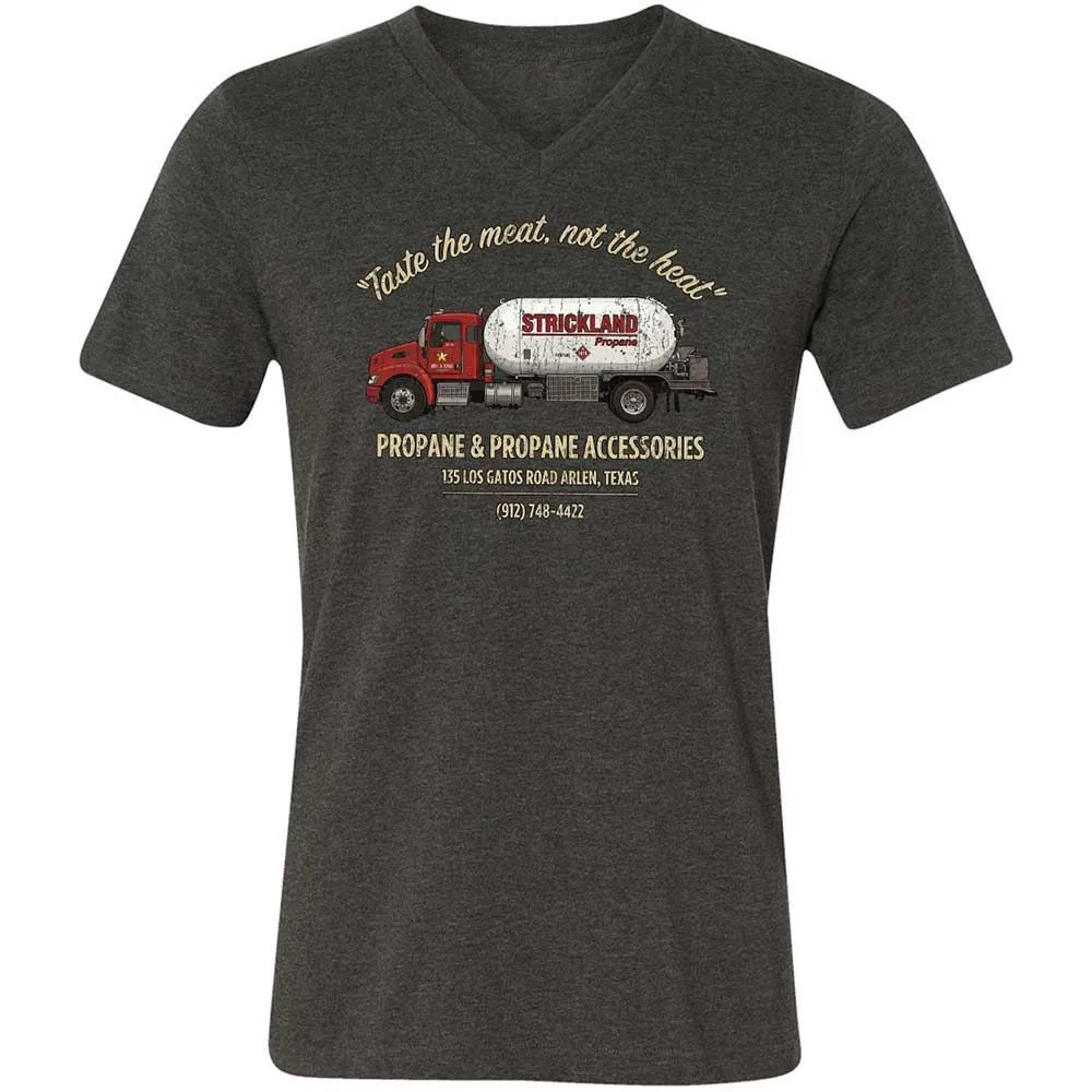Unisex V-Neck T-Shirt - 2EKFUU34 - Dark Grey Heather - 9