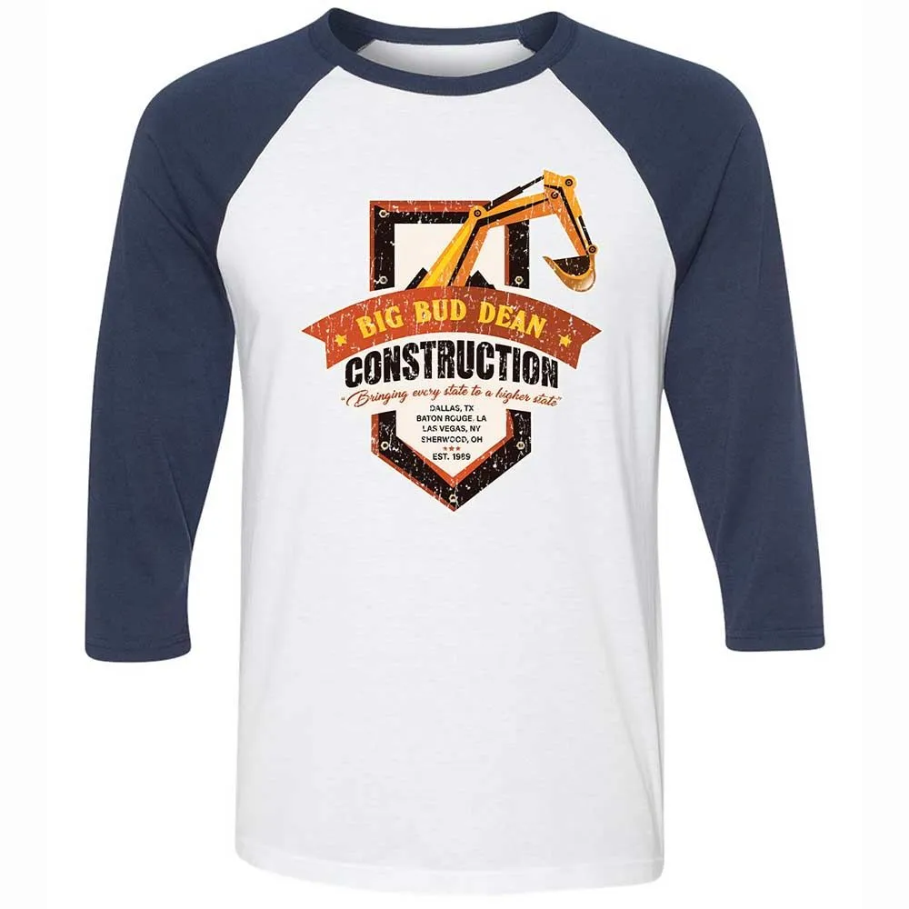 Unisex 3/4 Baseball Tee - AE3DNXRY - White/Navy - 8