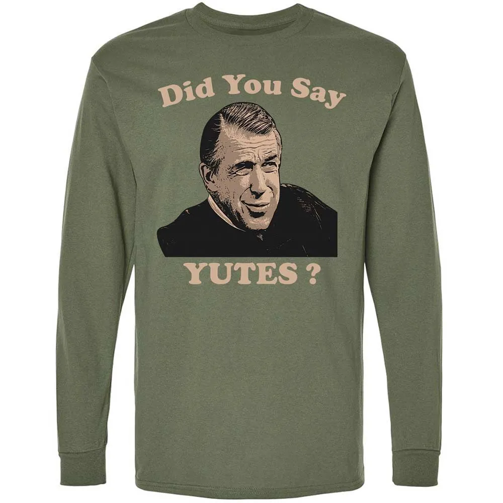 Long Sleeve T-Shirt - 9GQLJZ2W - Military Green - 9