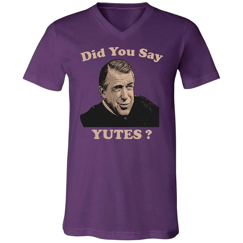 Unisex V-Neck T-Shirt - P692FN77 - Team Purple - 10