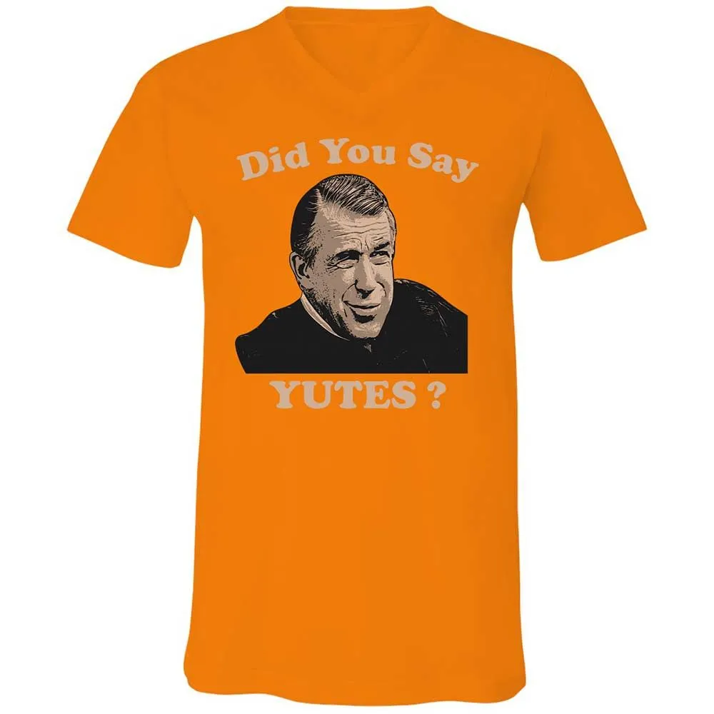 Unisex V-Neck T-Shirt - P692FN77 - Orange - 12