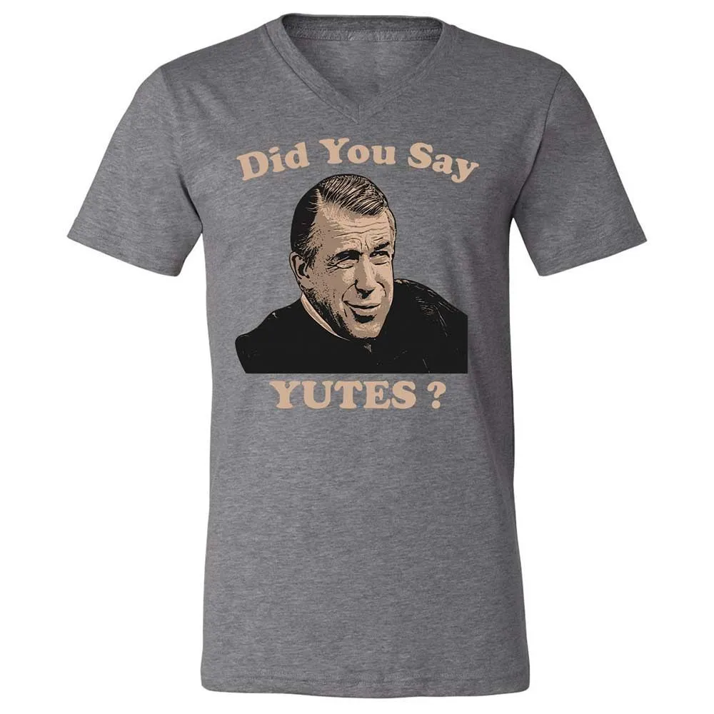 Unisex V-Neck T-Shirt - P692FN77 - Deep Heather - 14