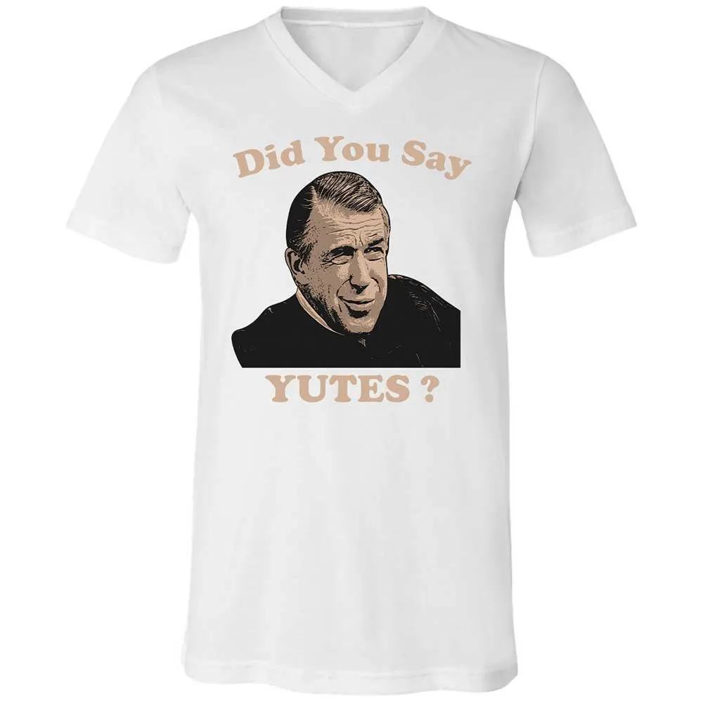Unisex V-Neck T-Shirt - P692FN77 - White - 16