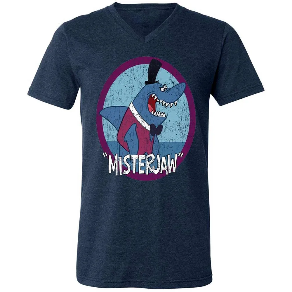 Unisex V-Neck T-Shirt - VVUW8M8W - Heather Navy - 3