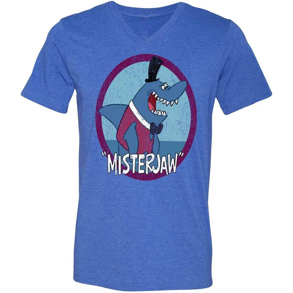 Unisex V-Neck T-Shirt - VVUW8M8W - Heather True Royal - 5